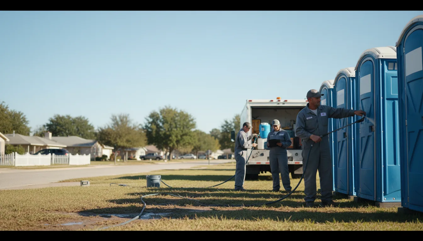 Long-Term Portable Toilet Rental in Alcalde, NM near me